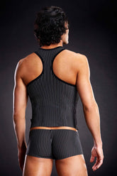 Microfibre Racerback V-Neck Tank - BLM006 by Blueline
